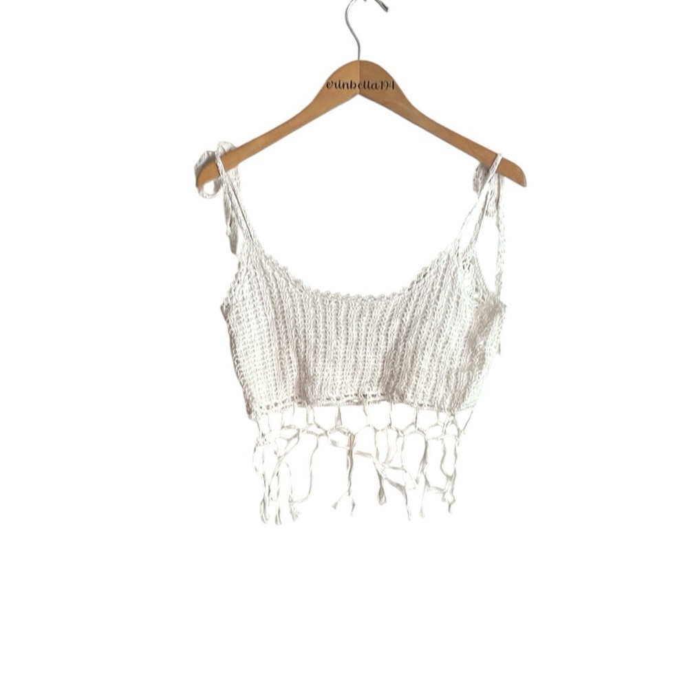 Raga Earth Child Crochet Knit Top - Picture 2 of 12